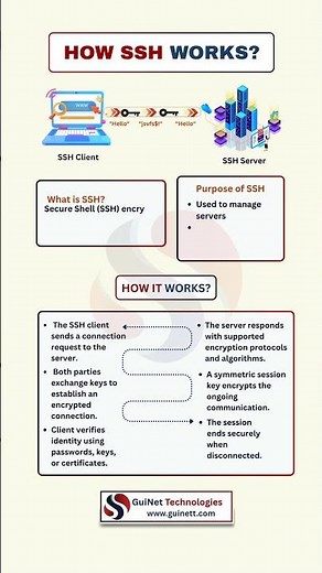 How SSH Works | Secure Remote Access Explained #shorts