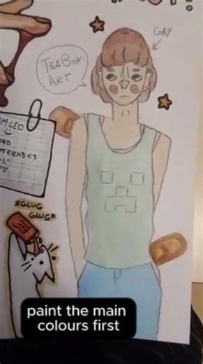 MINI WATERCOLOUR TUT #watercolor #tutorial #art #youngartist #subscribe