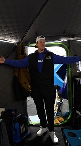 CLAMPING with Sam Sobi ⛺️ X-600 ice camping display is up at the St. Paul Ice Fishing & Winter Sports Show and who better than the one and only Sam Sobi to show it off! You can be as minimalistic or as tricked out as you want with your hub shack setup. Here's how Sobi likes to do his ice camping... #clamping #icecamping #hubshack #clamoutdoors #theiceawaits #sobi #stpaul #stpauliceshow #camping | Clam Outdoors