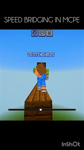 Speed Bridging Hacks in MCPE! 🚀#shorts #minecraft