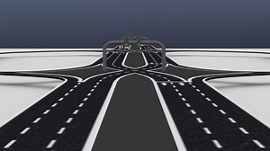 Diverging diamond interchange: How do you drive through it?