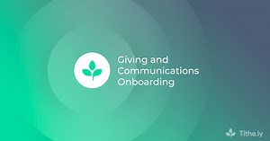 Giving and Communications Launch