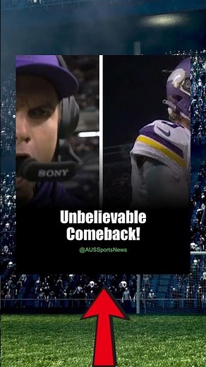 Bears Collapse: Vikings Snatch Victory in Epic Comeback! #Shorts