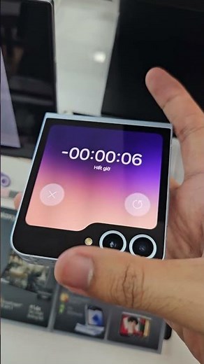 Samsung Galaxy Z Flip6 timer on One UI 7! #shorts