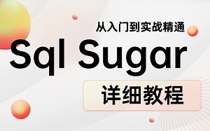 【全新】零基础SqlSugar详细教程 | 从入门到实战精通（.NET6+SqlSugar+SQLServer/ORM/C#/WPF/Winform/引入)B1