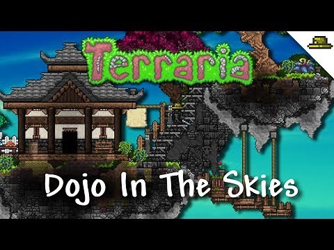 Dojo In The Skies | Floating Island | Terraria Speed Build