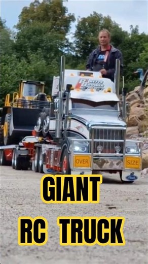 HEAVY HAULAGE RC TRUCK IN ACTION ⚠️ #trucking #rccar #construction #rctrucksandmachines #toys #mack