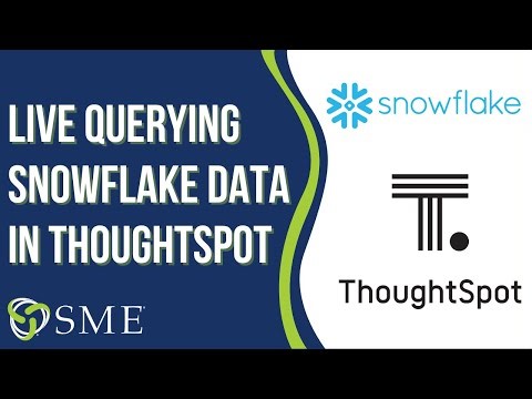 Live Querying Snowflake Data in ThoughtSpot