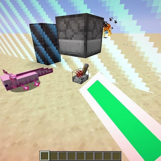 Shooting Through the World Border in Minecraft