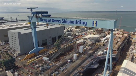 Layoffs hit HII Newport News Shipbuilding