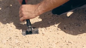 Sunpow OT-MD04 Orange/Black Adjustable Waterproof Metal Detector with Display 6 Piece