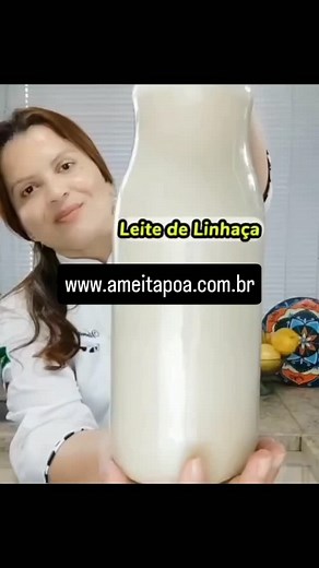 📌 VALIDADE 6 DIAS NA GELADEIRA Receita de leite de linhaça 👇 🫒½ xícara de sementes de linhaça deixadas de molho – a semente utilizada pode ser tanto a dourada quanto a marrom, já que os dois tipos possuem os mesmos valores nutricionais,gosto da dourada pela cor que fica mais clara. 🫒4 xícaras de água filtrada – quantidade de água aproximada para deixar o leite cremoso; 🫒1 colher de sopa de extrato de baunilha(opcional) 📌 Modo de preparo: Lavar as sementes de linhaça e deixar escorrer. Arma