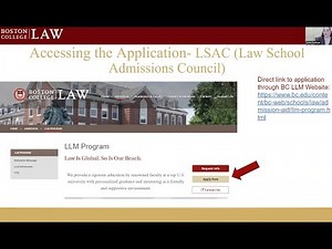 2025 BC Law LLM Application Workshop