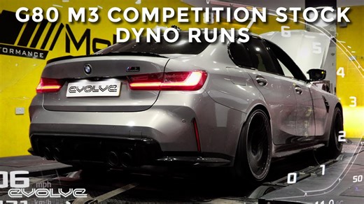 G80 M3 Competition Stock Dyno Run – How Much Power Does It Really Make?