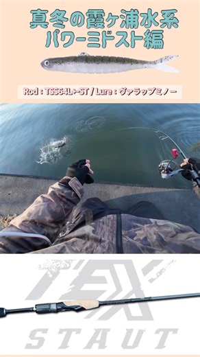 真冬の霞ヶ浦！本湖で2026年初バス編 #バス釣り #ブラックバス #ルアーフィッシング #バスフィッシング #釣りshorts #釣りリール #shorts
