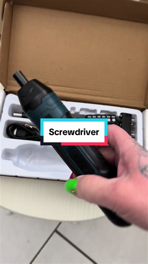 Handy Electric Screwdriver with Lights and Multiple Connections