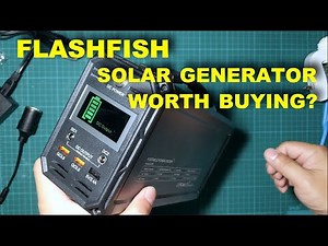 FLASHFISH SOLAR GENERATOR - UNBOXING REVIEW
