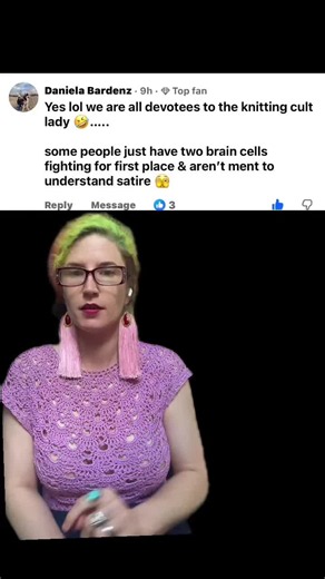 #greenscreen #Inverted no amount of devotion makes something a cult…. It’s the exploitation every time. #knittingcultladyisapsyop #cults #knitting