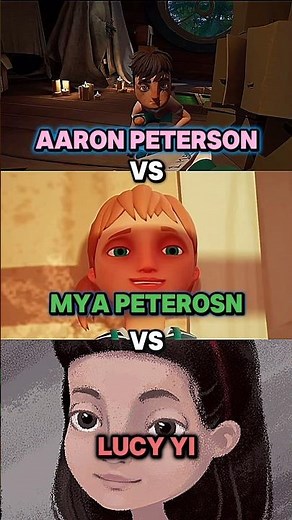 Aaron Peterson vs Mya Peterson vs Lucy Yi #helloneighbor #edit #memes #helloneighbor2