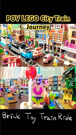 POV LEGO Train Journey | Explore LEGO City’s Scenic Route