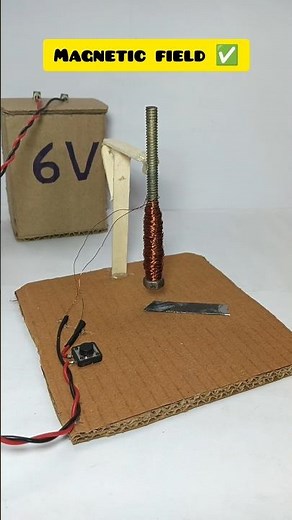 Magnetic field - creation #experiment #project #tech
