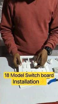 18 model switch board💡#electrical #electric #viralshorts #viralvideo #work #trending #reels #shorts