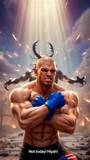 Alex Pereira vs Giant Muscular Beetle – Epic Cartoon MMA Short! 🥋🪲 | Brazil/USA Action