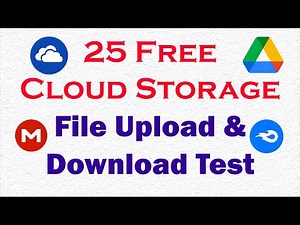 Best 25 Free Cloud Storage Sites Review with Bandwidth 🚀File Upload & Download Speed Test✅| Som Tips