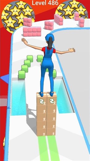 Cargo Skates level - 486 Girl Skating Running #shorts #ytshorts #gaming #shortyz #games