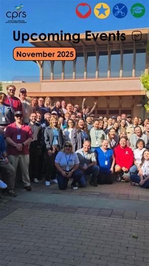 Lots of CPRS events are popping up this November. Take a look and see what’s happening in your area. 🍂 Find all the details about November events on the CPRS calendar 👉 https://www.cprs.org/events/calendar | California Park & Recreation Society