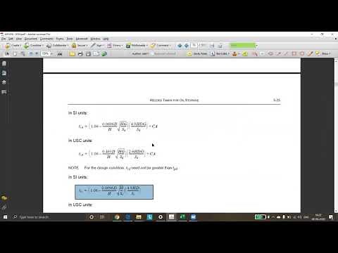 How to do thickness calculation of api 650 storage tank by variable point method