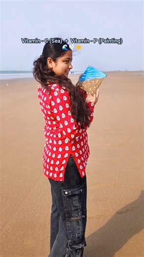 Sea beach view painting / Beach painting#beach#painting#love#viral#youtubeshorts#ytshorts#shorts#yt