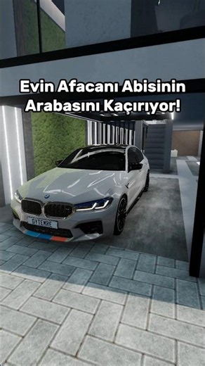Evin Afacanı Abisinin Arabasını Kaçırıyor! #car #automobile #beamngdrive #cars #games #gaming #bmw