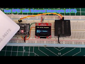 Test 125kHz RFID with External Interrupts #arduinoproject #arduino #electronicproject