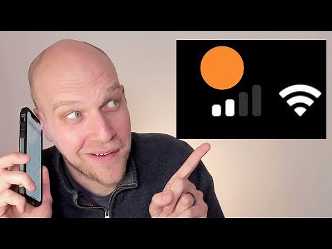 iPhone Orange Dot and Green Dots (iOS 14 in 2021)