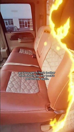 We Replaced Ripped F350 Leather Seats with a Full Custom Leather Interior | San Bernardino CA