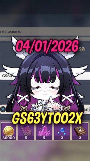 CODIGO DE MATERIALES COLUMBINA 🎁 4 ENERO 2026 #shorts #genshinimpact RELAJATETERA Luna III INEFFA