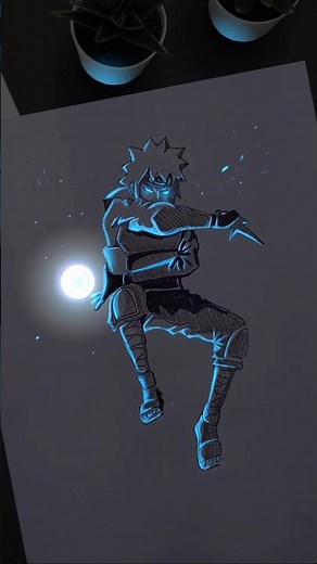 How to draw Minato the 4th Hokage⚡🤯