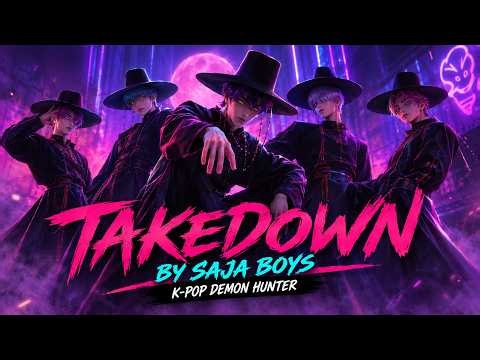 TAKEDOWN 😈🔥 by Saja Boys | Dark K-Pop Demon Hunter Song