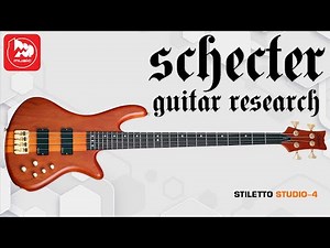 Бас-гитара Schecter Stiletto Studio-4 HSN (как настроить звук для фанка, слэпа и рока)