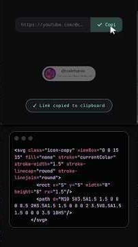 I Built an Animated Copy Button Using ZERO JavaScript 🤯