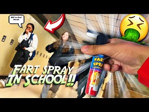 FART SPRAY PRANK IN CLASS 🤮💨|HIGH SCHOOL EDITION