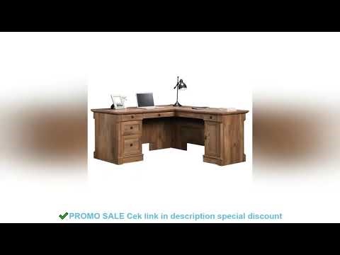 L Shaped Desk with Drawers, Office Desk with File Cabinet Storage, Cable Management, Keyboard Tray,