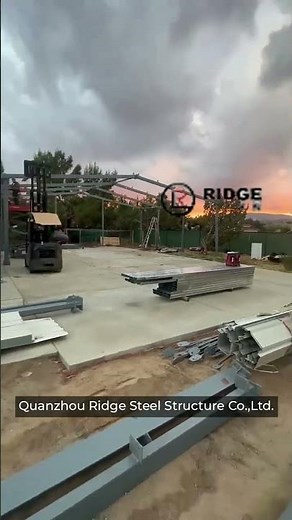 easy to install prefabricated steel frame building metal building pre-engineered warehouse shed
