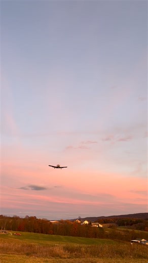 The sky put on a show tonight during our lesson! | Keystone Aviation Group