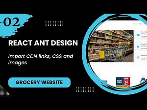 React JS #2 - Import CDN links, CSS and images
