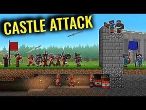 Epic Battle for Castle in MINECRAFT