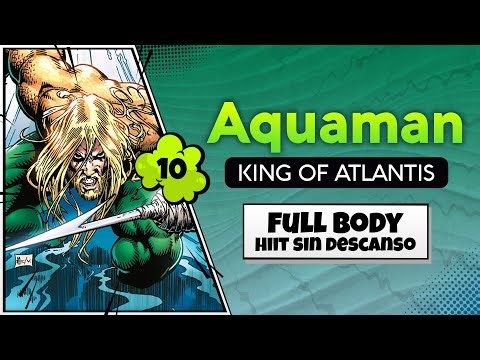 Aquaman HIIT 10 Min Workout 🔱 No-Stop Cardio to Burn Fat Fast and Tone Up