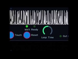 Audulus Module - Touch Feedback Clock
