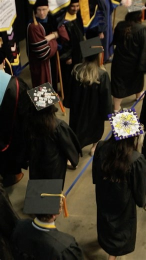 🎓 Graduation is back on campus at #SDState and the excitement is in the air! We're getting ready to celebrate our newest graduates in style. 🎉 Take a behind-the-scenes look at First Bank & Trust Arena — the heart of this year’s celebration! 🔵🟡 #SDState25 #GoJacks | South Dakota State University